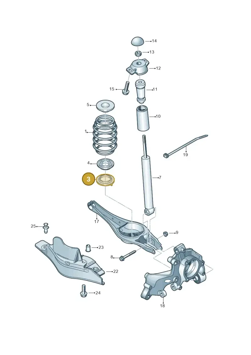 5Q0512297F — Audi RSQ3 Sportback (2019-2024) diagram 746511050, position 3