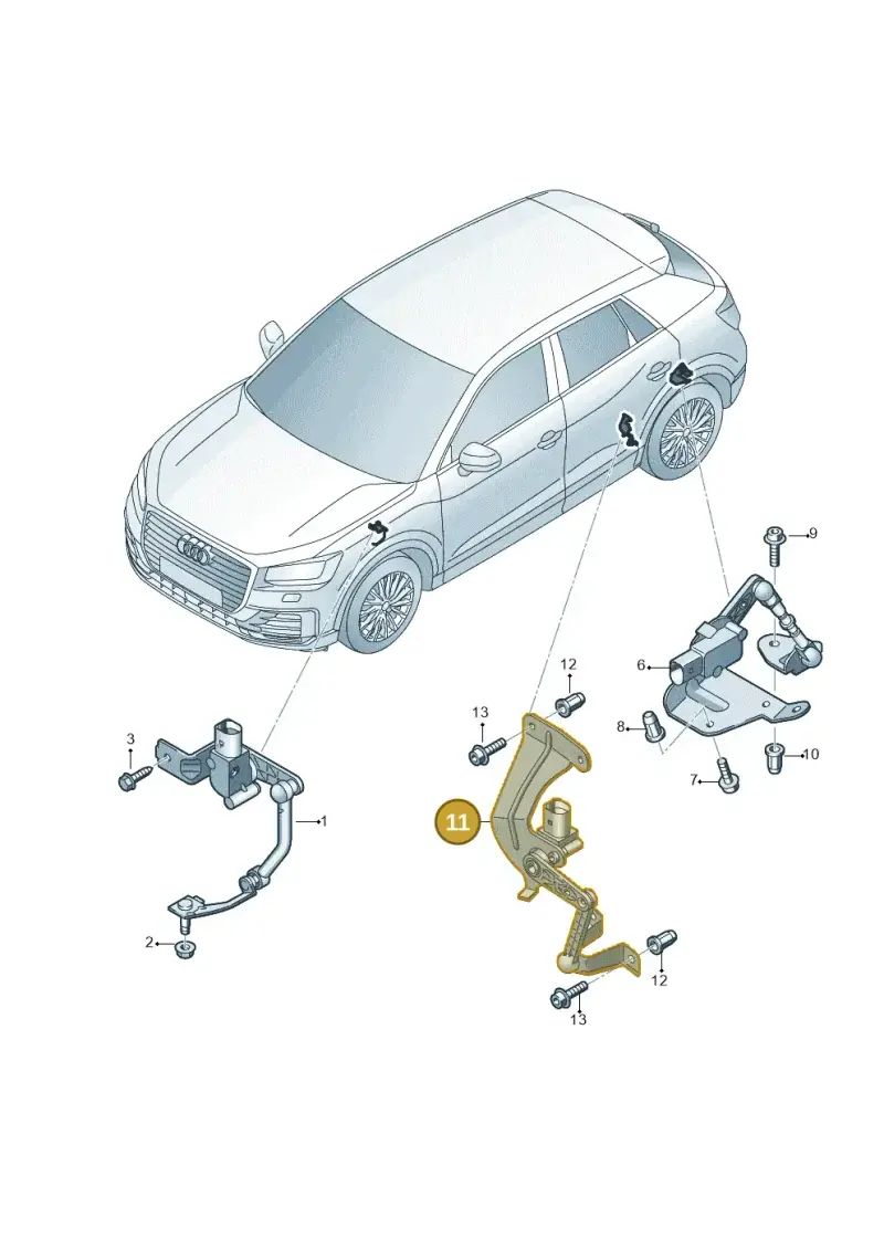 5Q0512521G — Audi RSQ3 Sportback (2019-2024) diagram 803941250, position 11