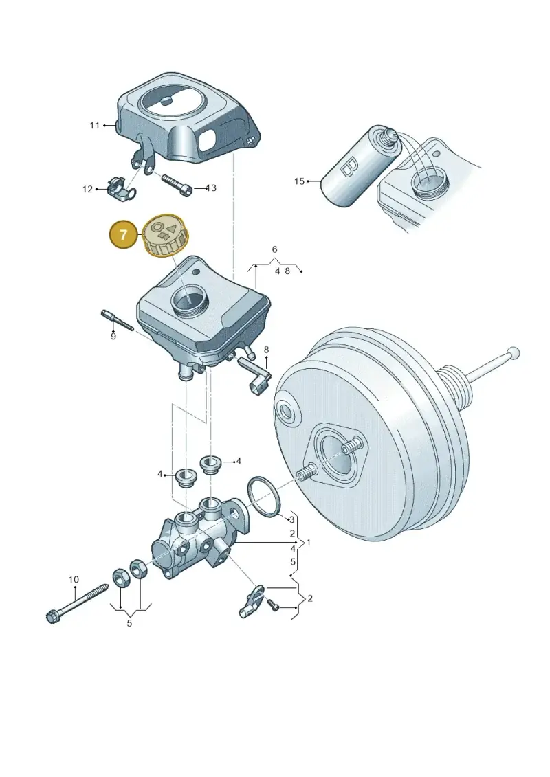 5Q0611349E — Audi RS6 Avant (2019-) diagram 435611100, position 7