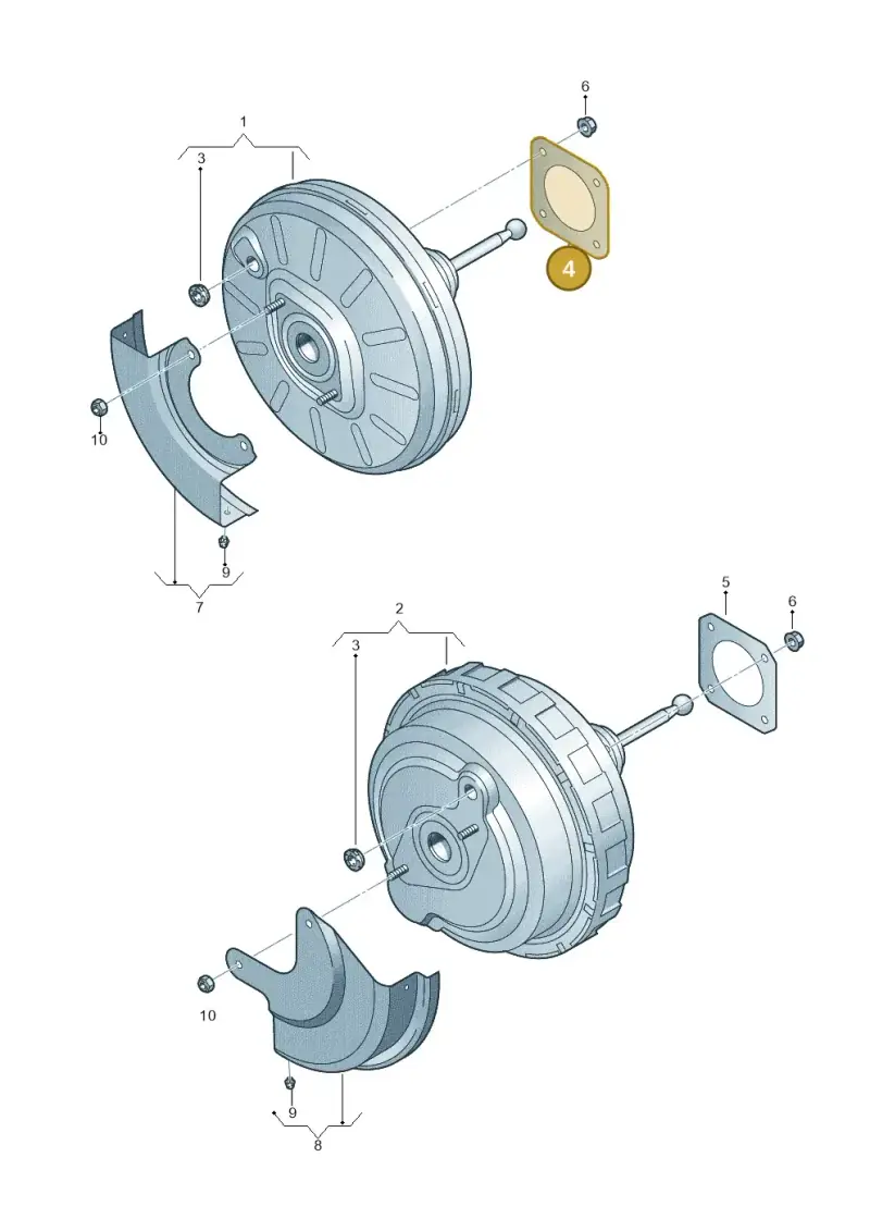 5Q0612161B — Audi RSQ3 Sportback (2019-2024) diagram 745612150, position 4