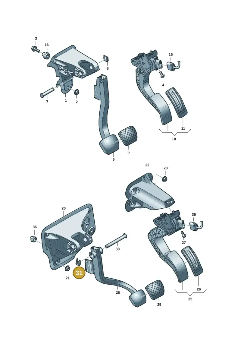 5Q0721170A — Audi Q6 e-tron (2023-) diagram f5s723250, position 31
