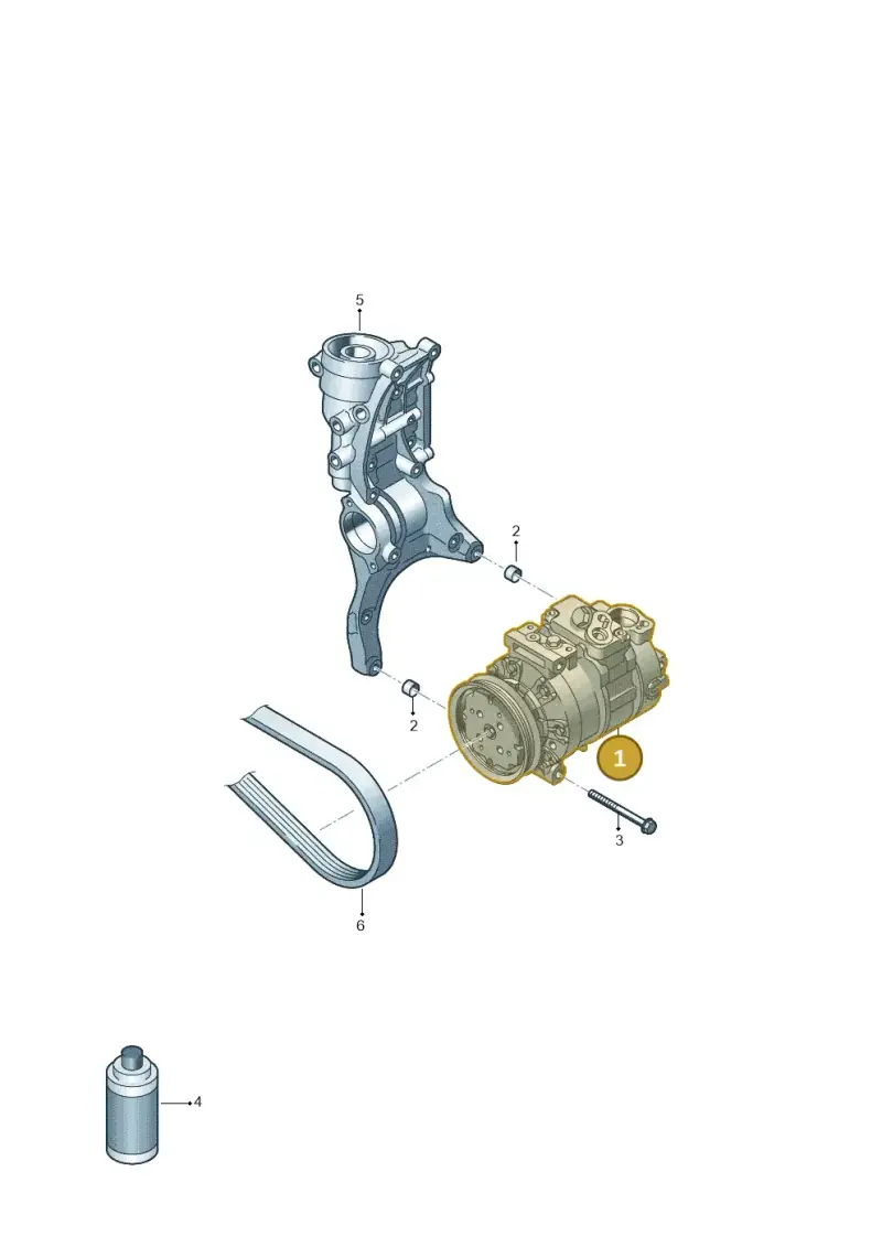 5Q0816803 — Audi A1 Sportback (2014-2018) diagram 792260000, position 1