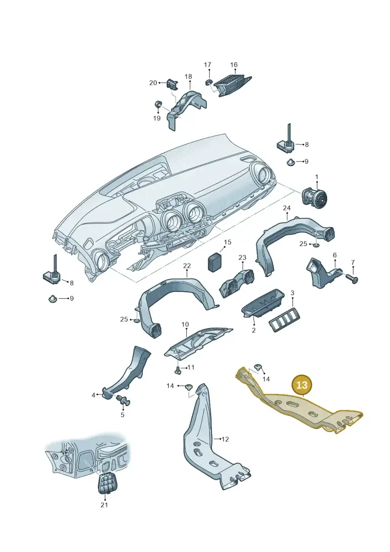5Q0819806 — Audi Q2 2.0 TDI (2016-2018) diagram 803819300, position 13