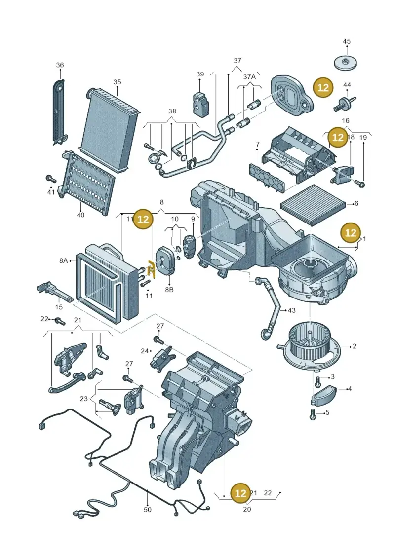 5Q0820061C — Audi RSQ3 Sportback (2019-2024) diagram 827820100, position 12
