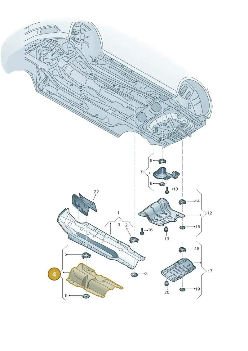 5Q0825613D — Audi Q2 2.0 TDI (2016-2018) diagram 803825000, position 4