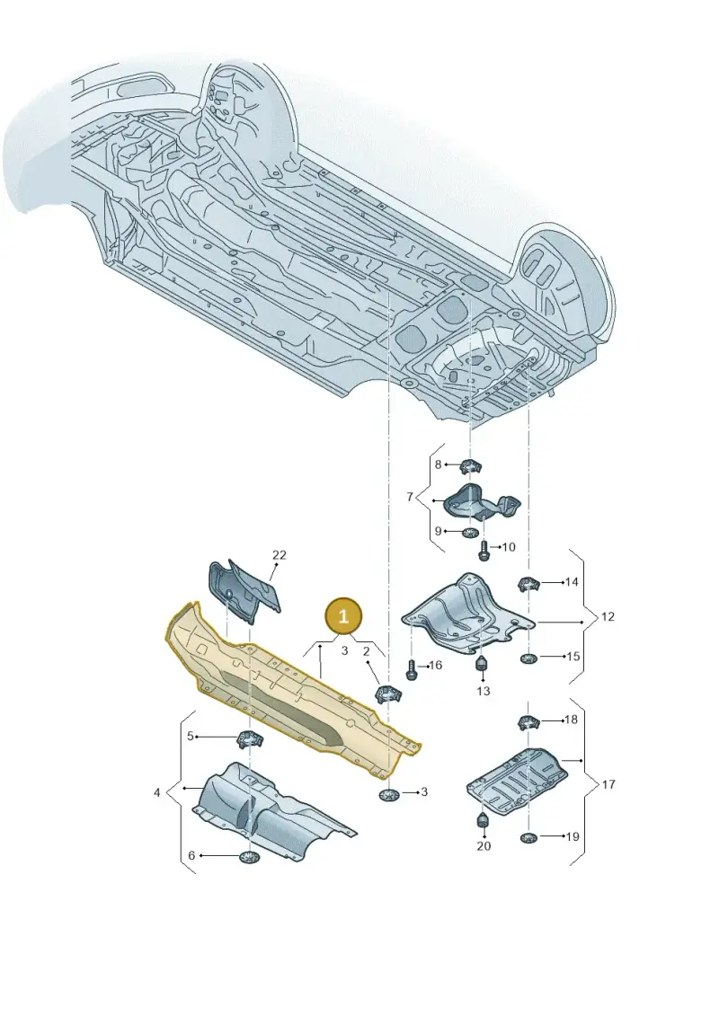 5Q0825661BC — Audi Q2 1.4 (2018-) diagram 803825000, position 1