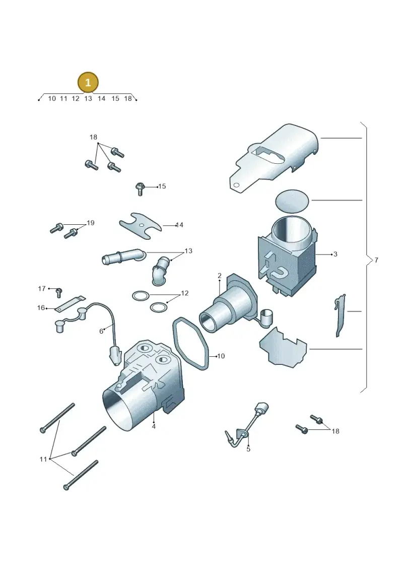 5Q0898020A — Audi Q3 quattro (2018-2019) diagram 745000100, position 1