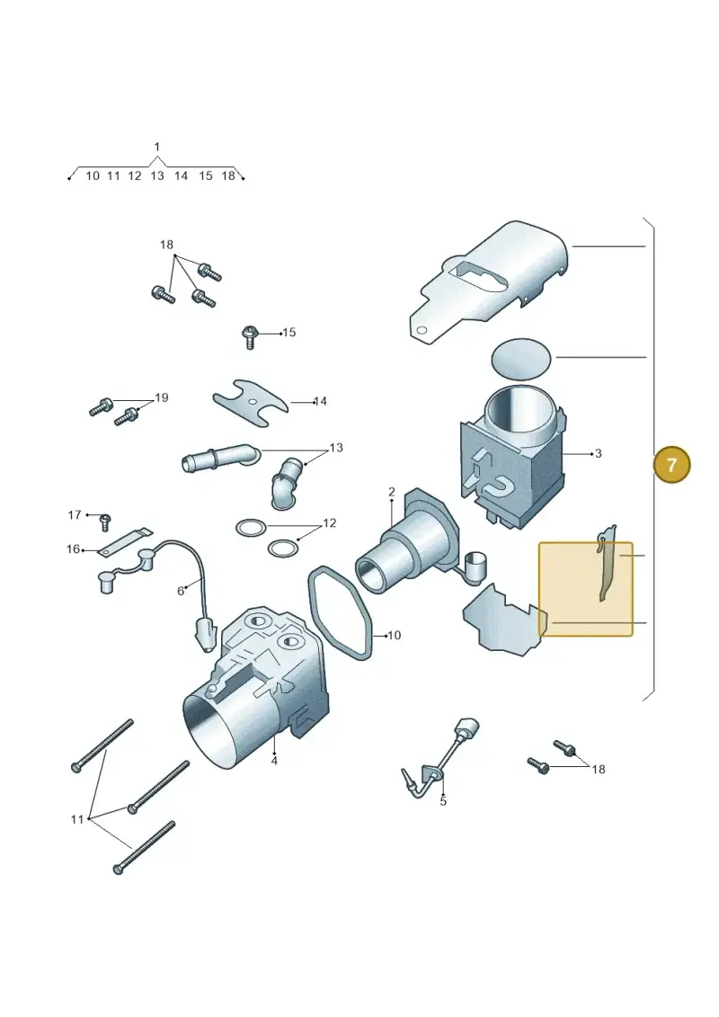 5Q0898021 — Audi Q3 quattro (2018-2019) diagram 745000100, position 7