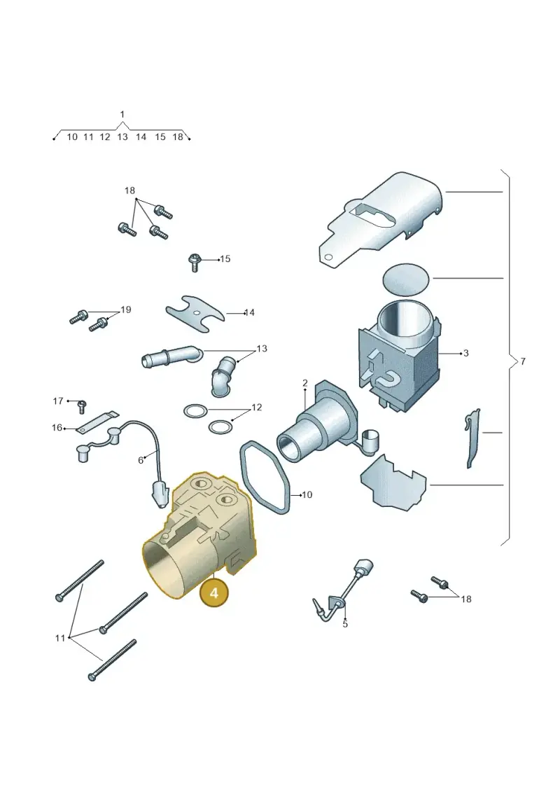 5Q0898030 — Audi Q3 quattro (2018-2019) diagram 745000100, position 4