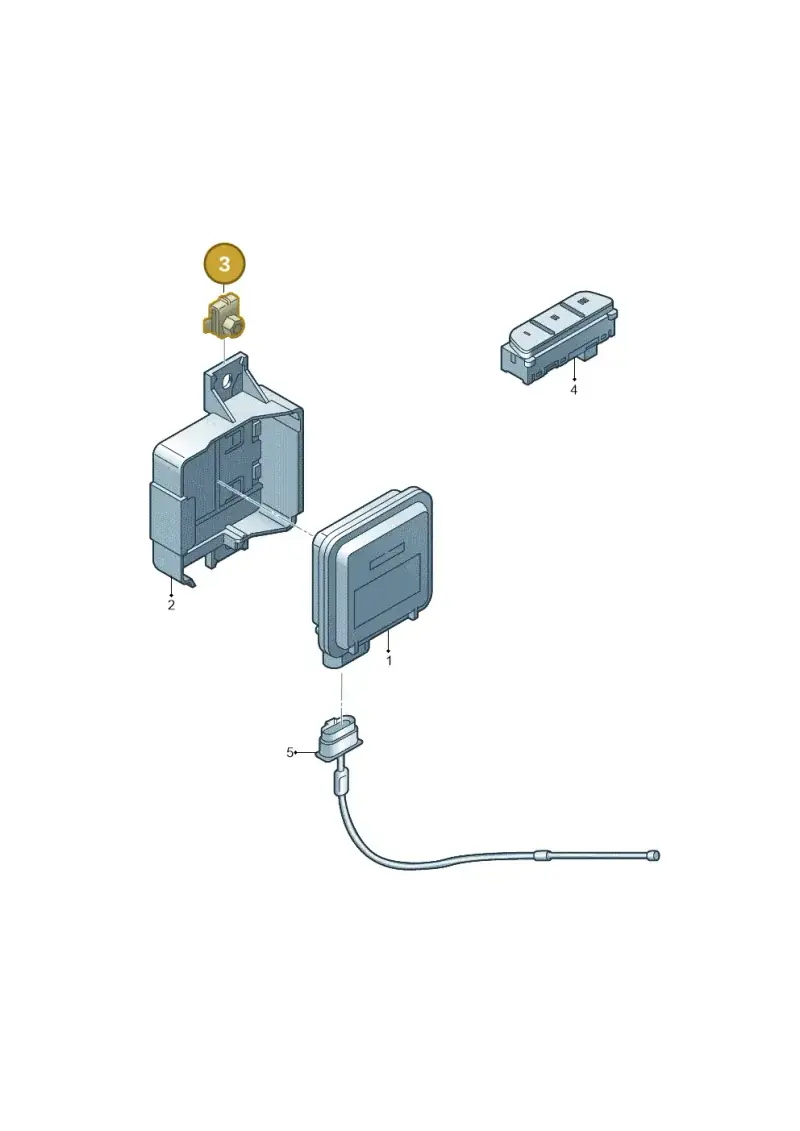5Q0906407 — Audi RS6 Avant (2019-) diagram 435907060, position 3