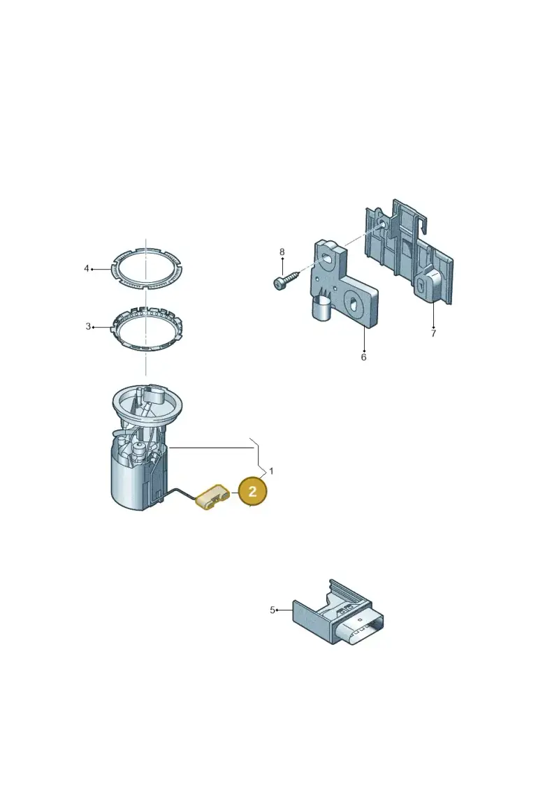 5Q0919673AF — Audi A3 Sportback (2012-2016) diagram 745919310, position 2