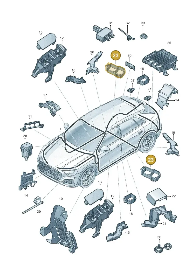 5Q0937545 — Audi RS Q8 Quattro (2019-) diagram 429971800, position 23