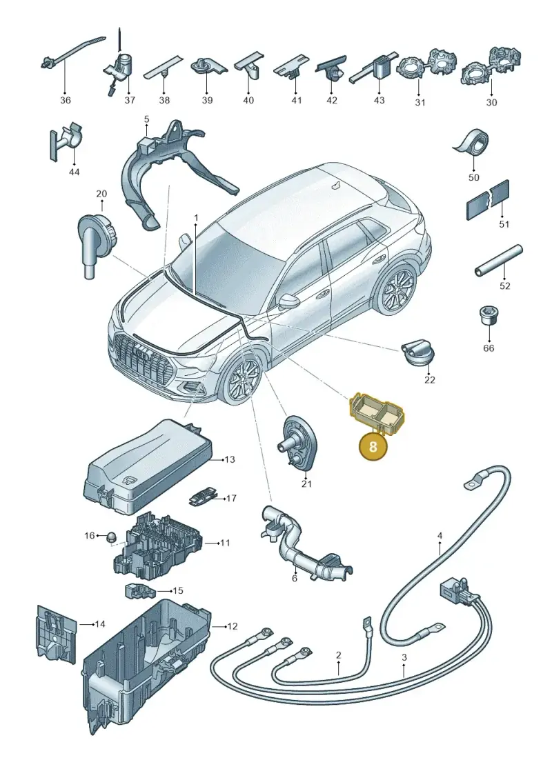 5Q0937545 — Audi Q4 Sportback (2021-2022) diagram 89a971850, position 8