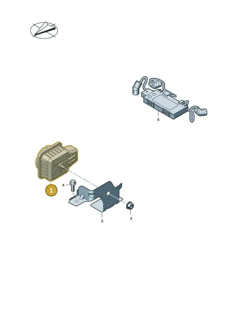 5Q0951605A — Audi Q6 e-tron (2023-) diagram f5s951400, position 1