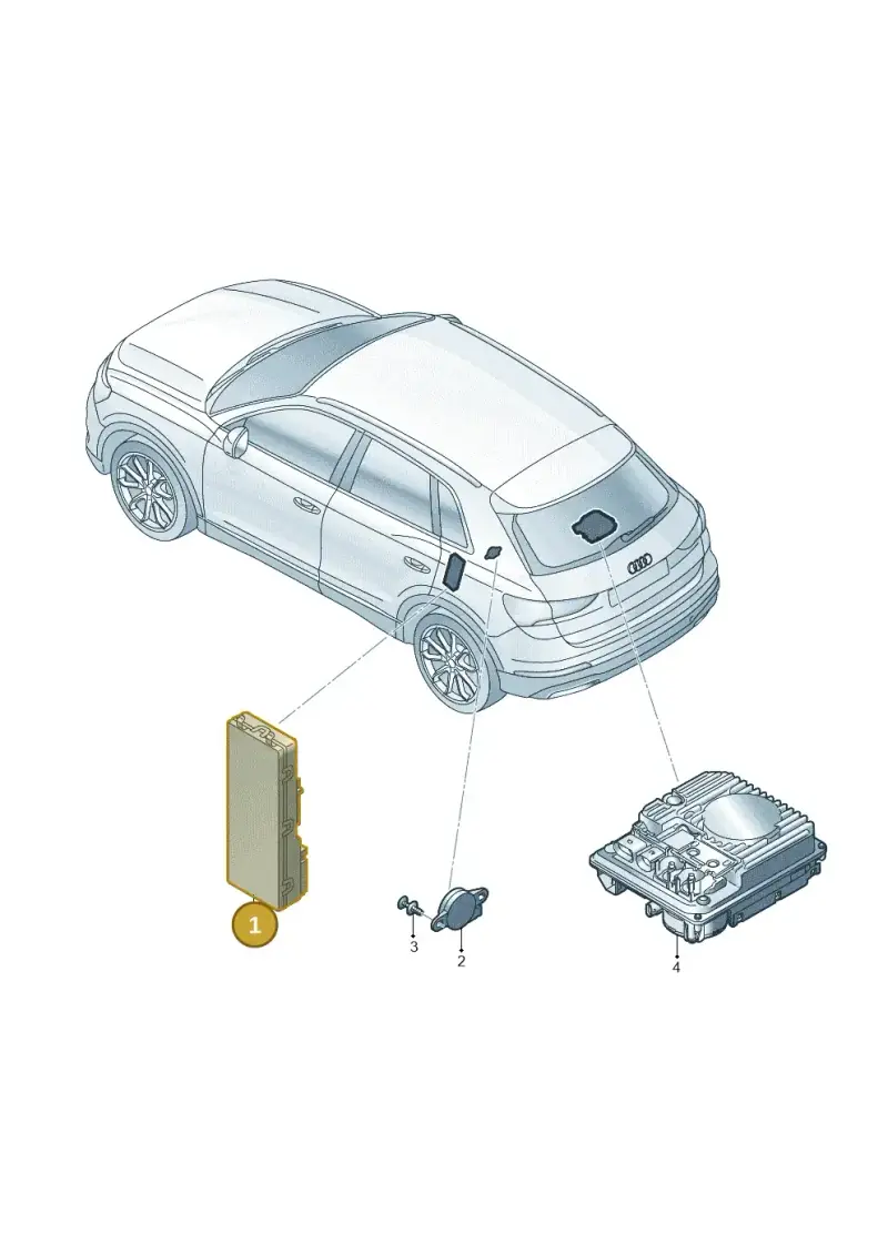 5Q0959107S — Audi RSQ3 Sportback (2019-2024) diagram 597959040, position 1