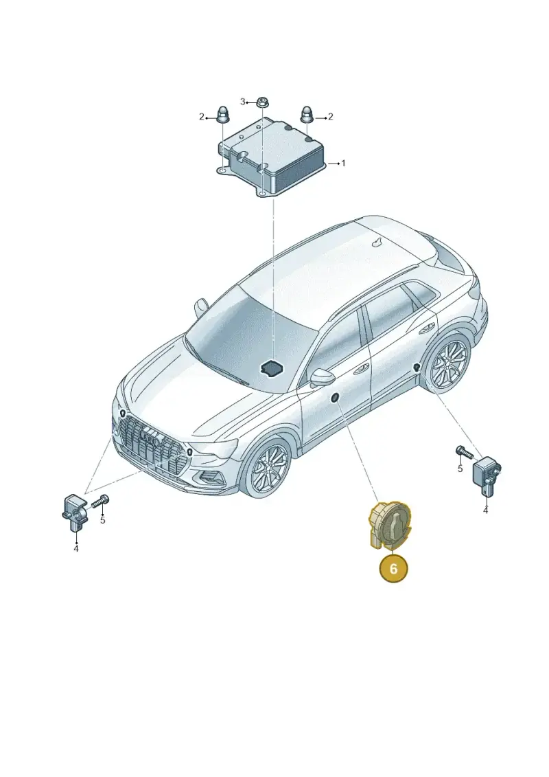5Q0959354A — Audi RSQ3 Sportback (2019-2024) diagram 597959030, position 6