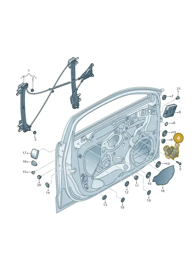 5Q0959802B — Audi RS3 Limousine (2017-2020) diagram 745837650, position 4