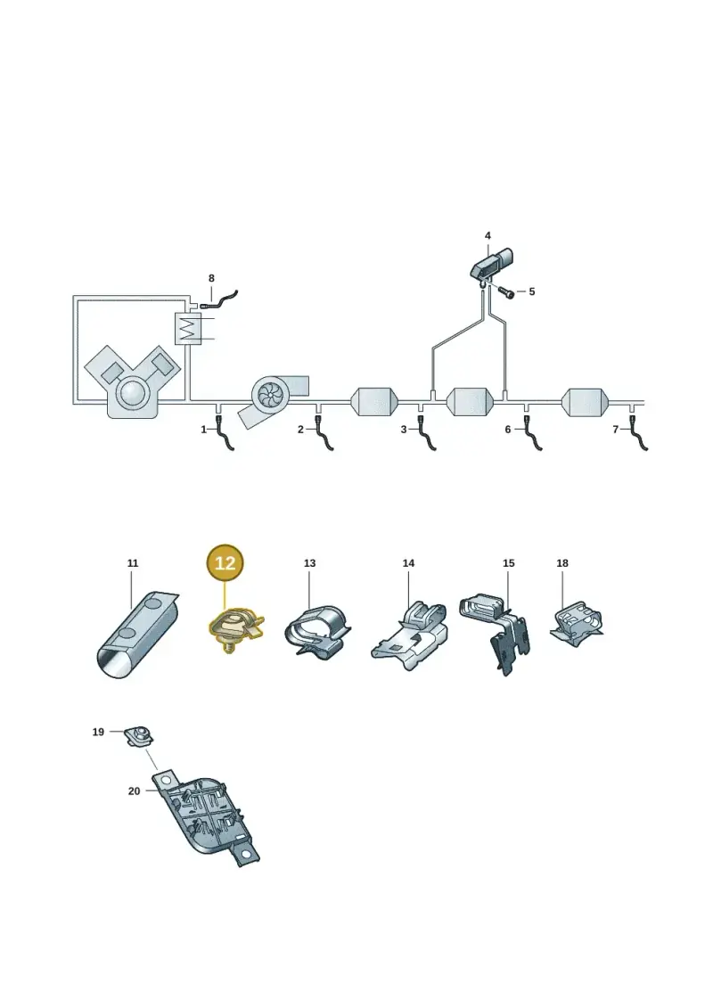 5Q0971848C — Audi Q3 quattro (2018-2019) diagram 597906006, position 12