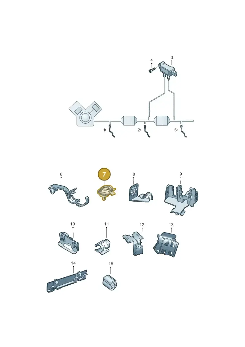 5Q0971848C — Audi A1 sportback 1.0 (2018-) diagram 803906003, position 7