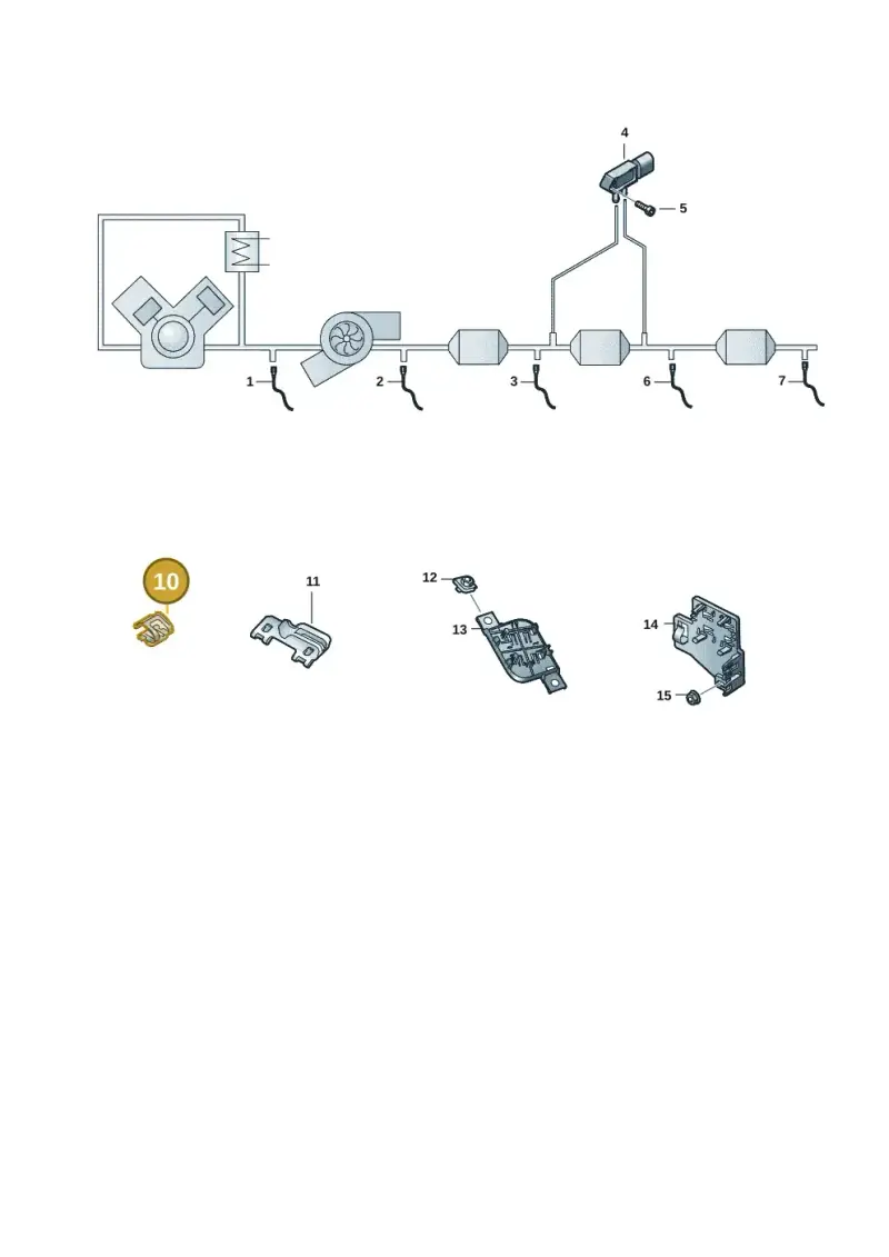 5Q0971939A — Audi A3 Sportback (2019-2021) diagram 596906008, position 10