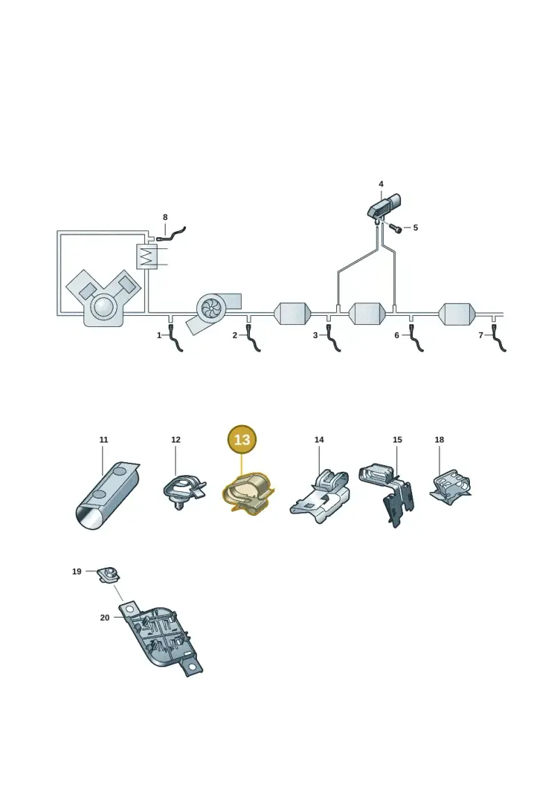 5Q0971939A — Audi Q3 quattro (2018-2019) diagram 597906006, position 13