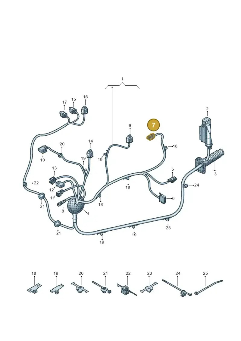 5Q0972703B — Audi RS6 Avant (2019-) diagram 435972330, position 7