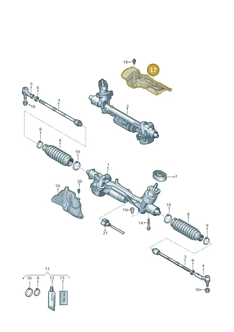 5Q1423981H — Audi RS3 Sportback (2015-2016) diagram 745423000, position 17