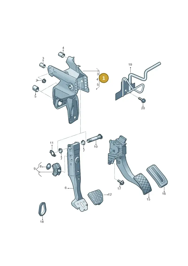 5Q1721115A — Audi RSQ3 Sportback (2019-2024) diagram 891721600, position 1