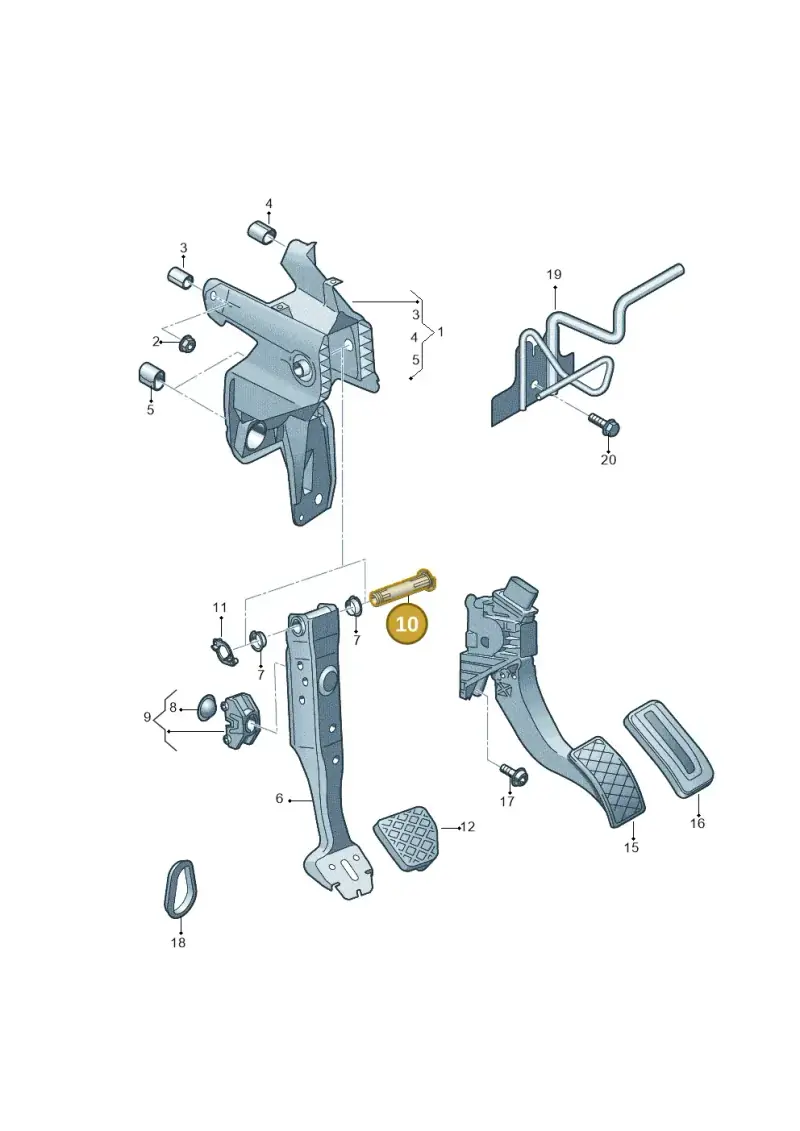 5Q1721325A — Audi RSQ3 Sportback (2019-2024) diagram 891721600, position 10
