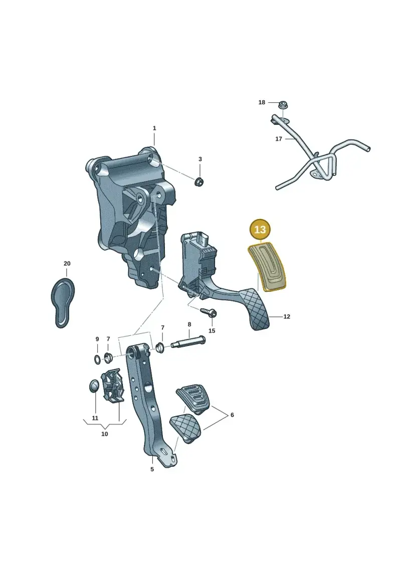 5Q1721647A — Audi Q4 Sportback (2021-2022) diagram 89a723250, position 13