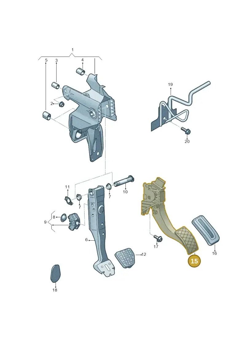 5Q1723503H — Audi TTRS Coupe (2016-2023) diagram 898721600, position 15