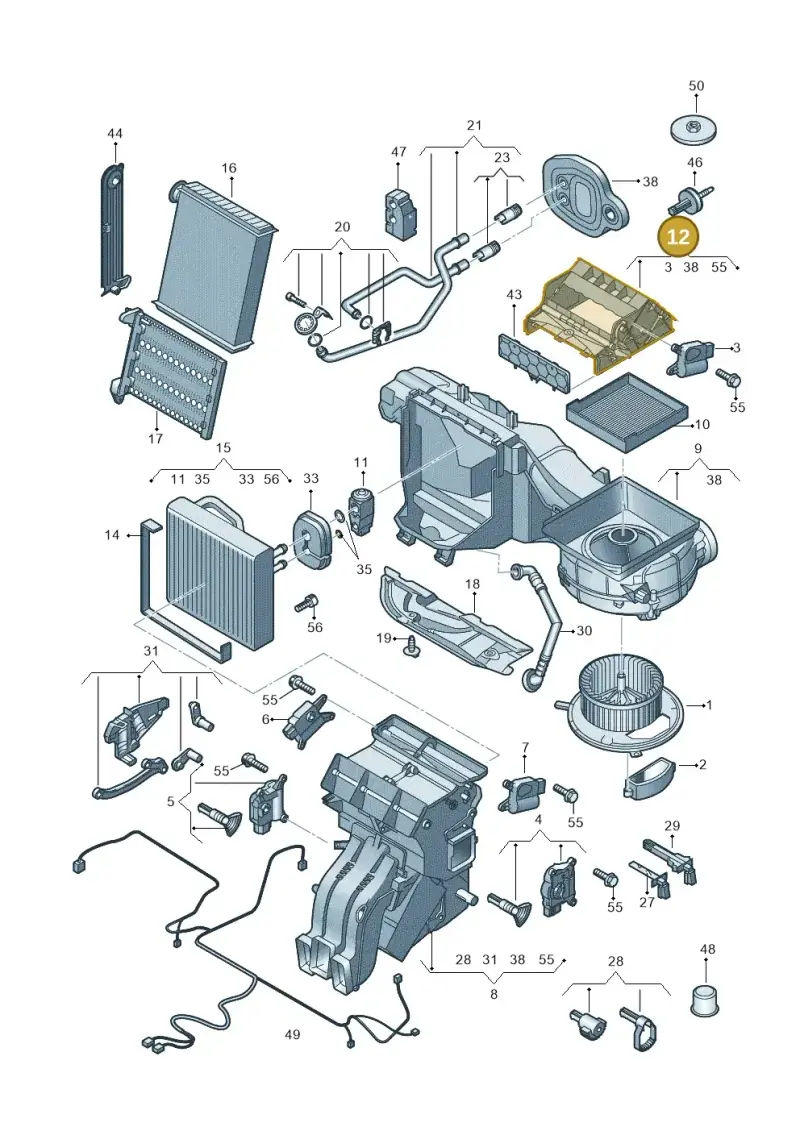 5Q1898304B — Audi RSQ3 Sportback (2019-2024) diagram 745820200, position 12