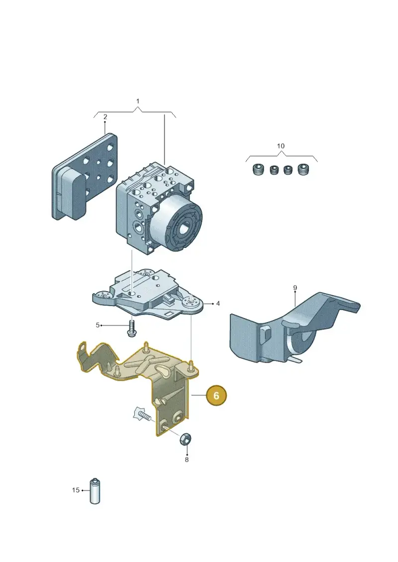 5Q2614235L — Audi A3 Sportback (2019-2021) diagram 746614000, position 6