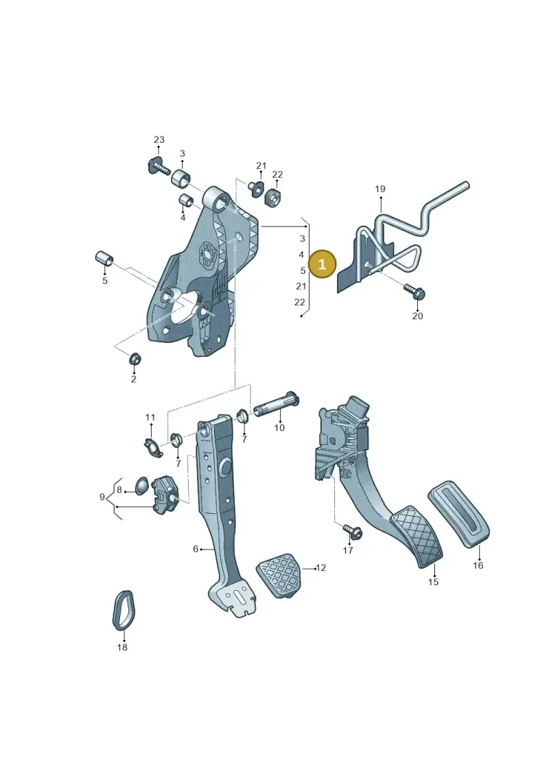 5Q2721115B — Audi RSQ3 Sportback (2019-2024) diagram 891721700, position 1