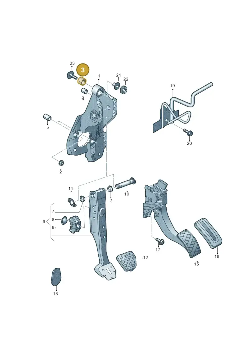 5Q2721368A — Audi RS3 Limousine (2017-2020) diagram 745721700, position 3