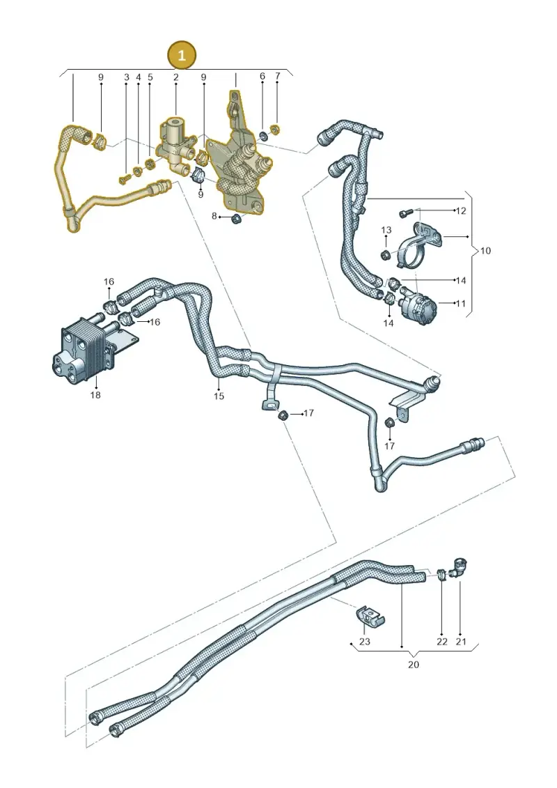 5Q2820113E — Audi A3 Sportback (2019-2021) diagram 746819950, position 1