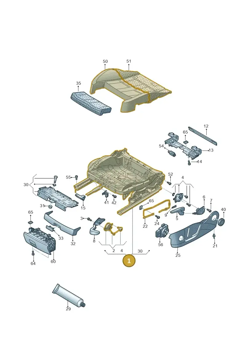 5Q4881106AE — Audi RS3 Limousine (2017-2020) diagram 858881000, position 1