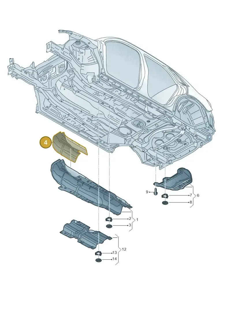 5QA825635 — Audi Q3 quattro (2018-2019) diagram 597825050, position 4