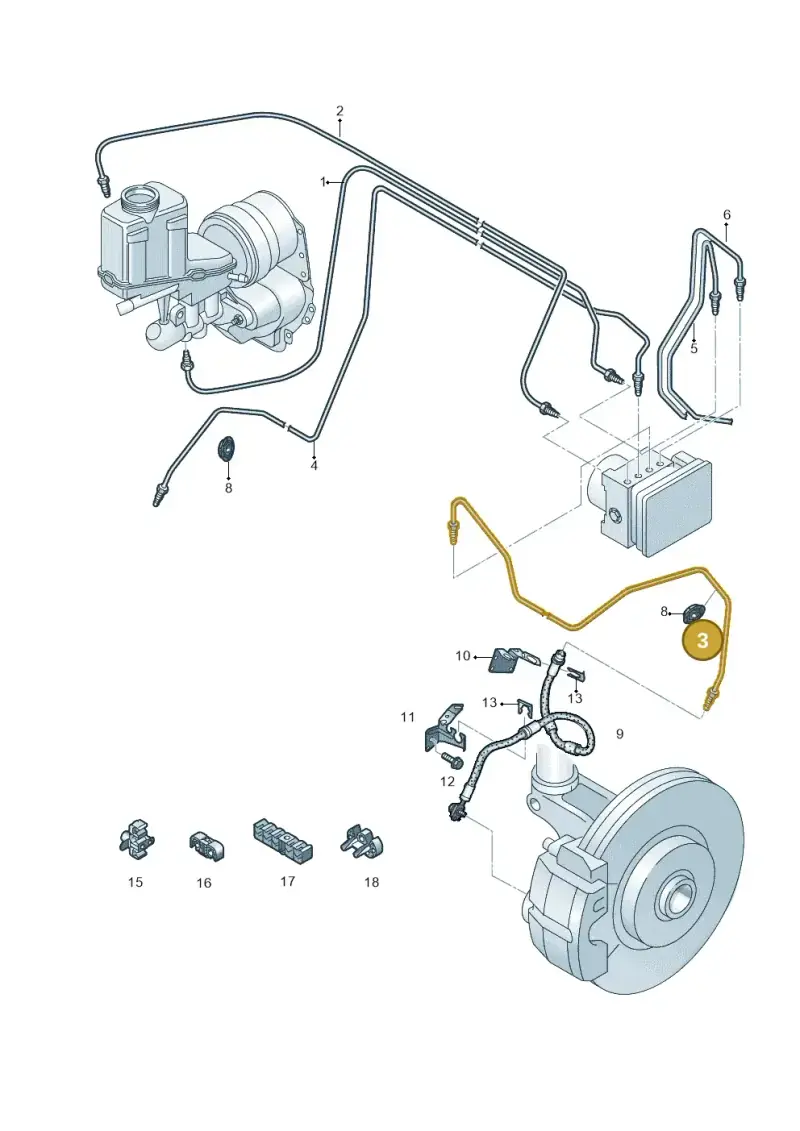 5QC614723B — Audi Q3 quattro (2018-2019) diagram 597611260, position 3