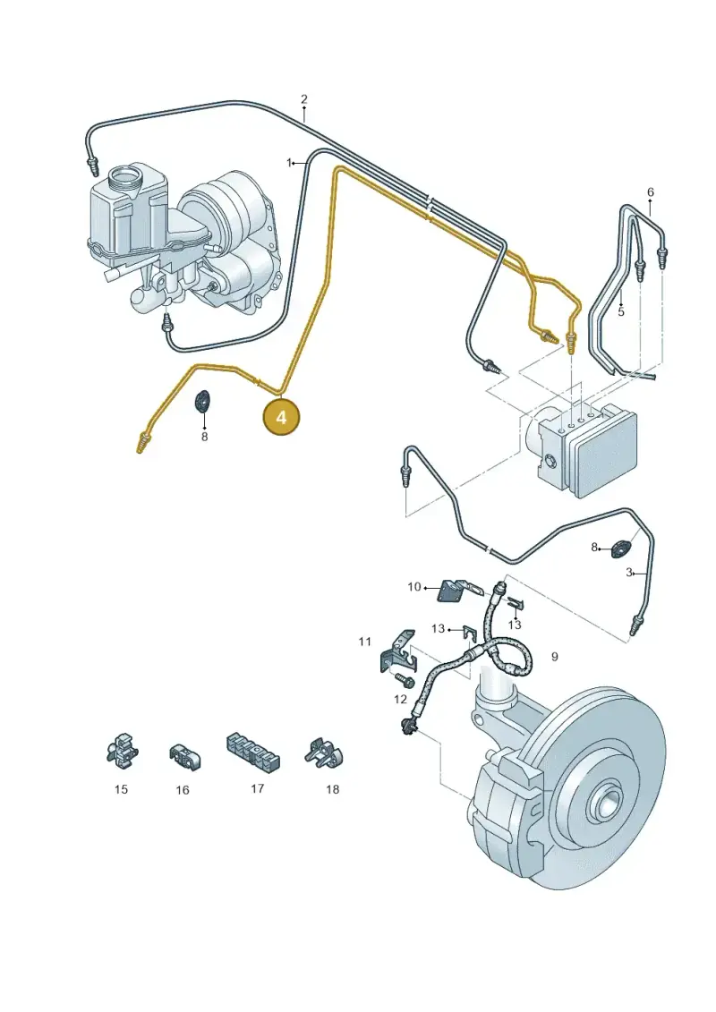 5QC614724G — Audi Q3 quattro (2018-2019) diagram 597611260, position 4