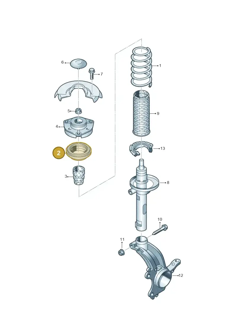5QD412249A — Audi Q2L BEV (2019-2023) diagram 745411000, position 2