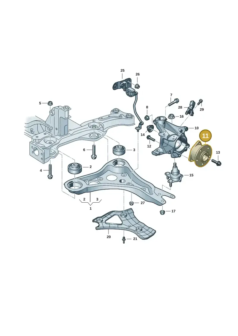 5QF501611G — Audi Q4 Sportback (2021-2022) diagram 89a407000, position 11