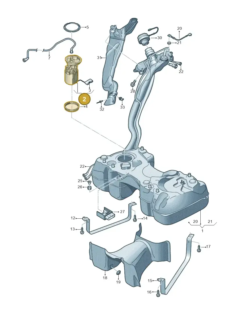 5QF919087S — Audi Q3 quattro (2018-2019) diagram 597201110, position 2