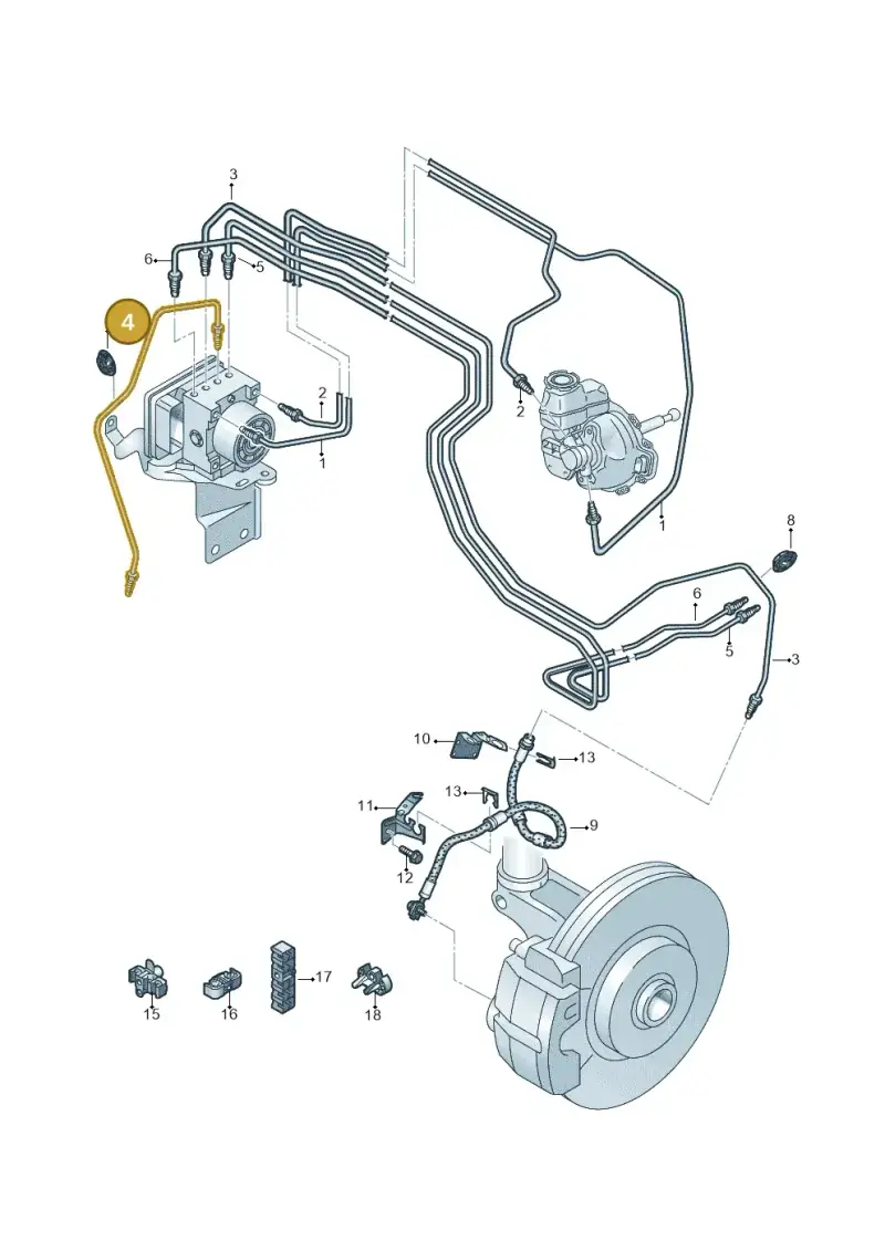 5QH614724D — Audi Q3 quattro (2018-2019) diagram 597611200, position 4