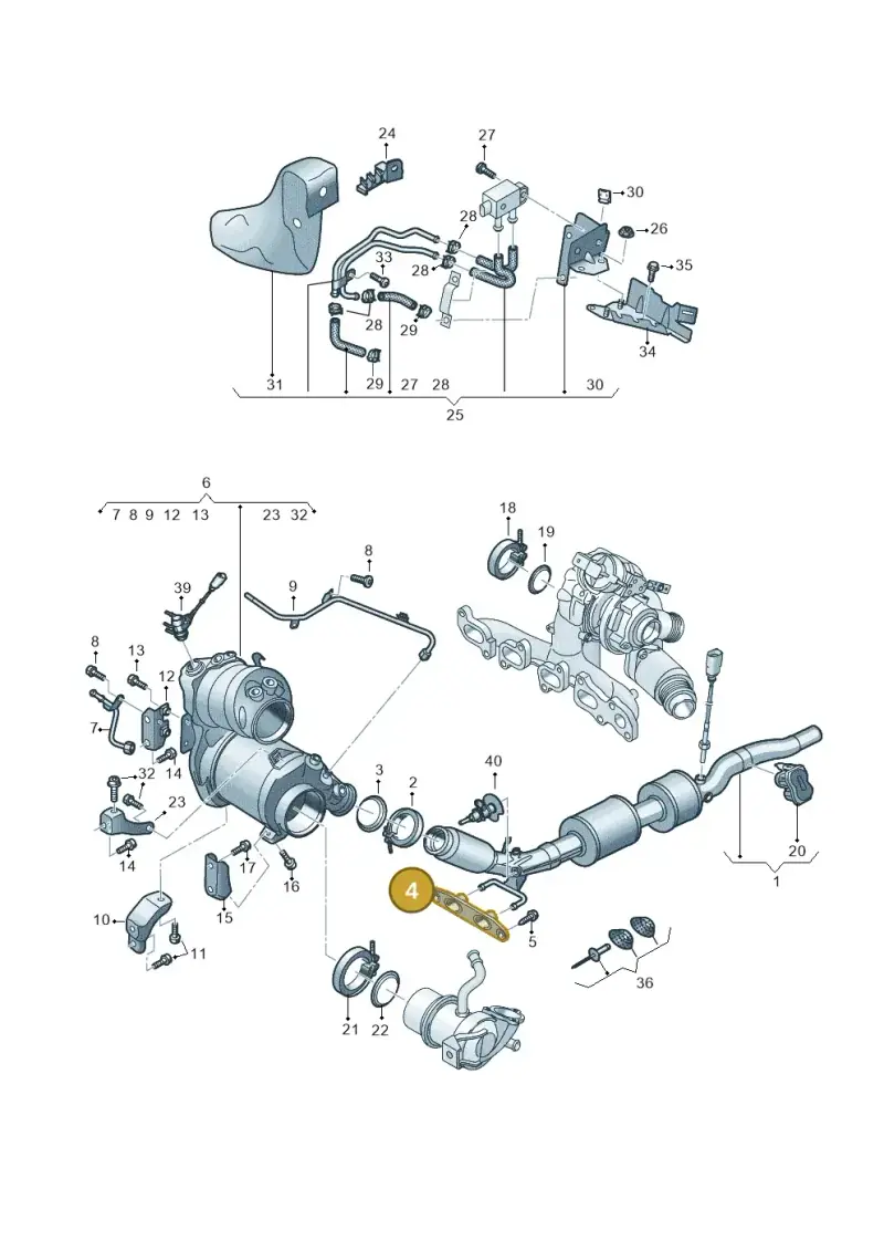 5QS253144 — Audi Q3 quattro (2018-2019) diagram 884253072, position 4