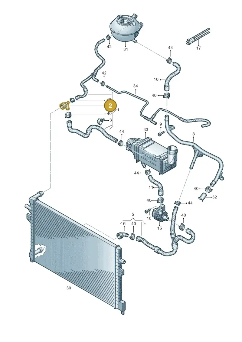 5WA122291A — Audi A3 Sportback (2019-2021) diagram 827121010, position 2