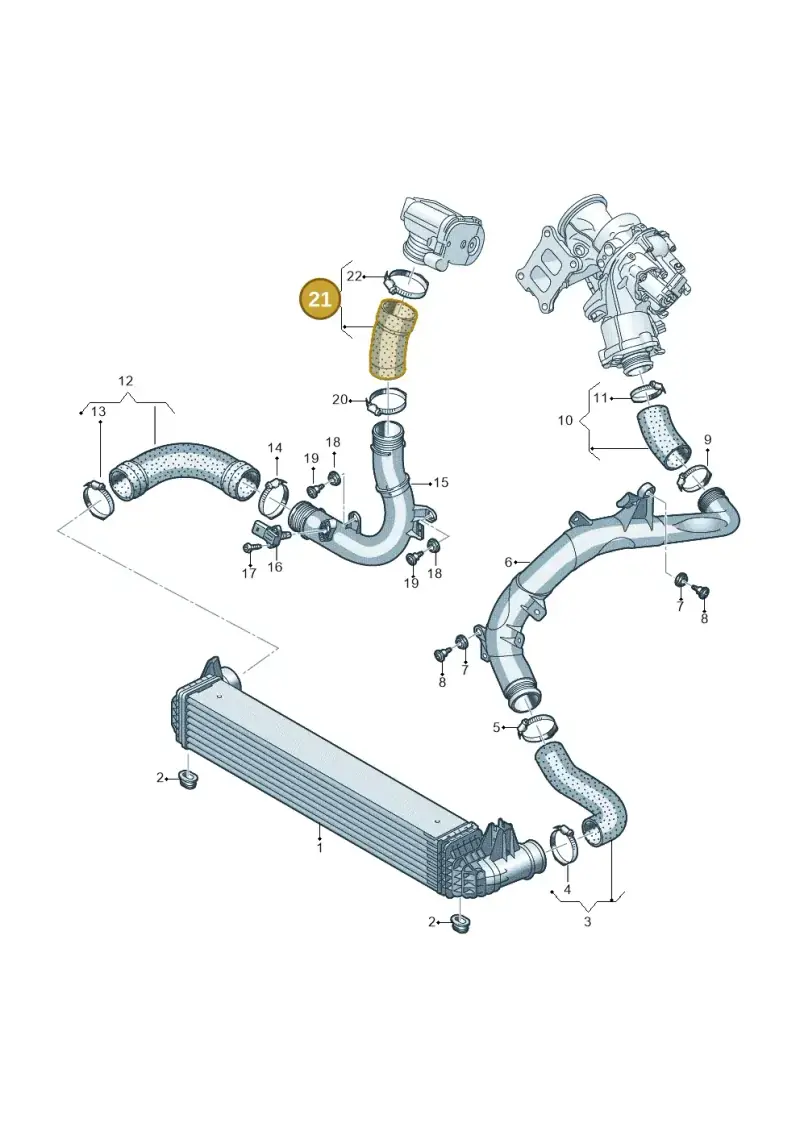 5WA145838 — Audi A1 sportback 1.0 (2018-) diagram 837145000, position 21