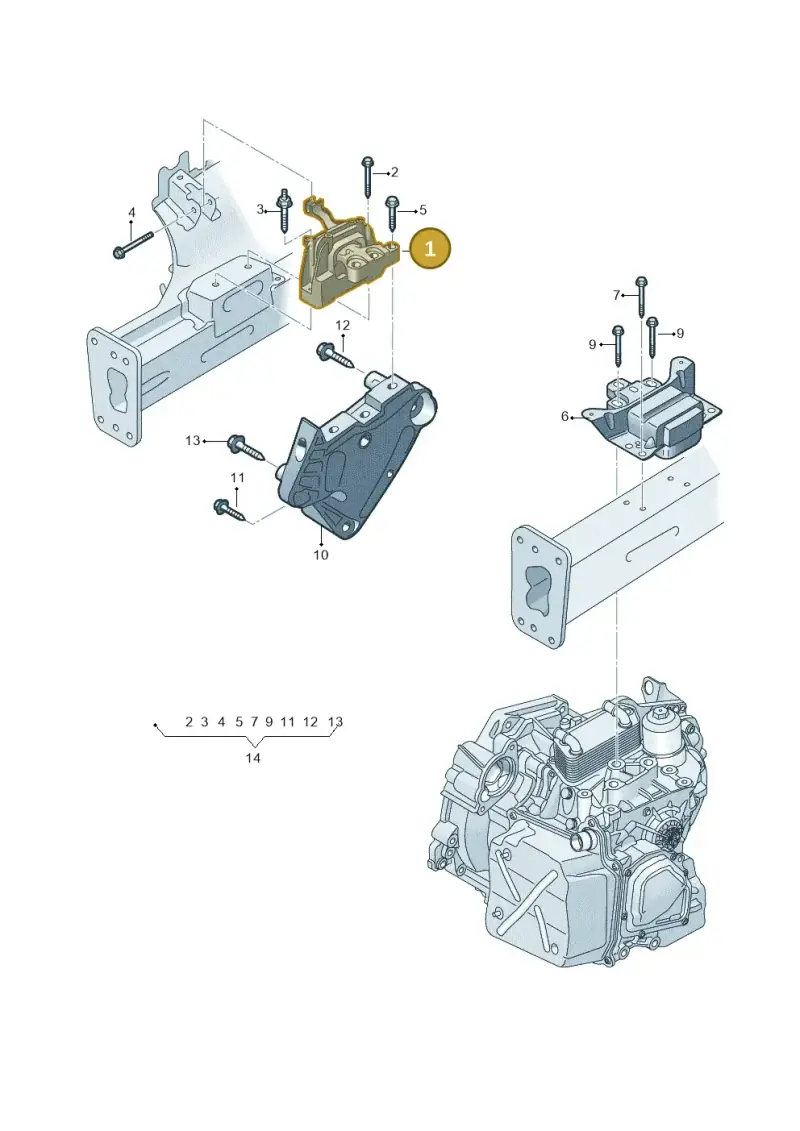 5WA199262H — Audi A3 Sportback (2019-2021) diagram 597199250, position 1