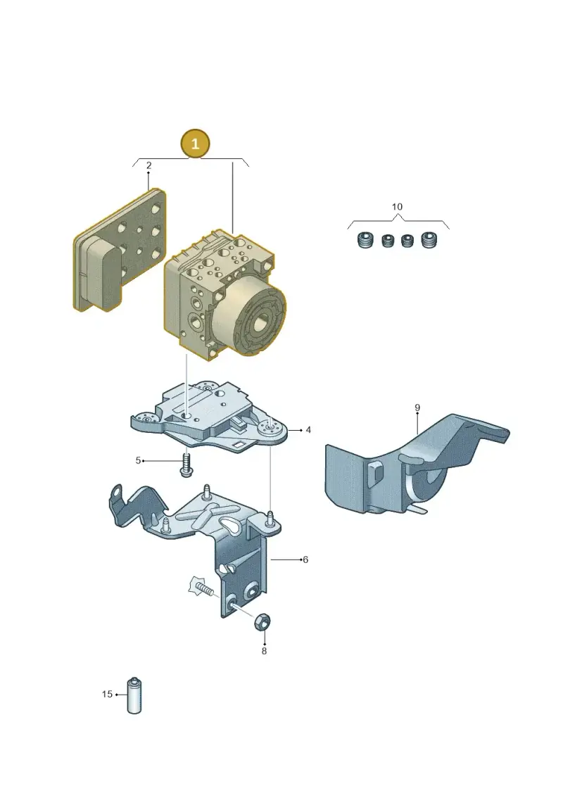 5WA614517BK — Audi A3 Sportback (2019-2021) diagram 746614000, position 1