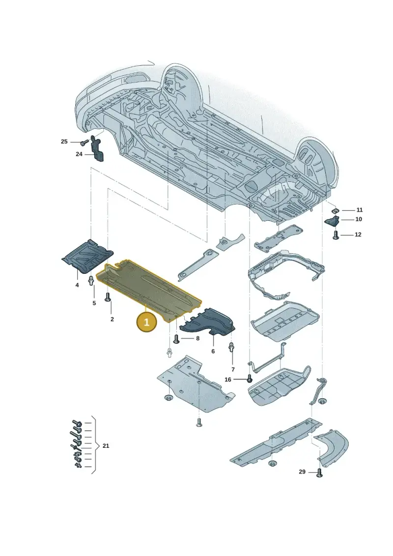 5WA825201E — Audi A3 (2020-) diagram 8yx825000, position 1